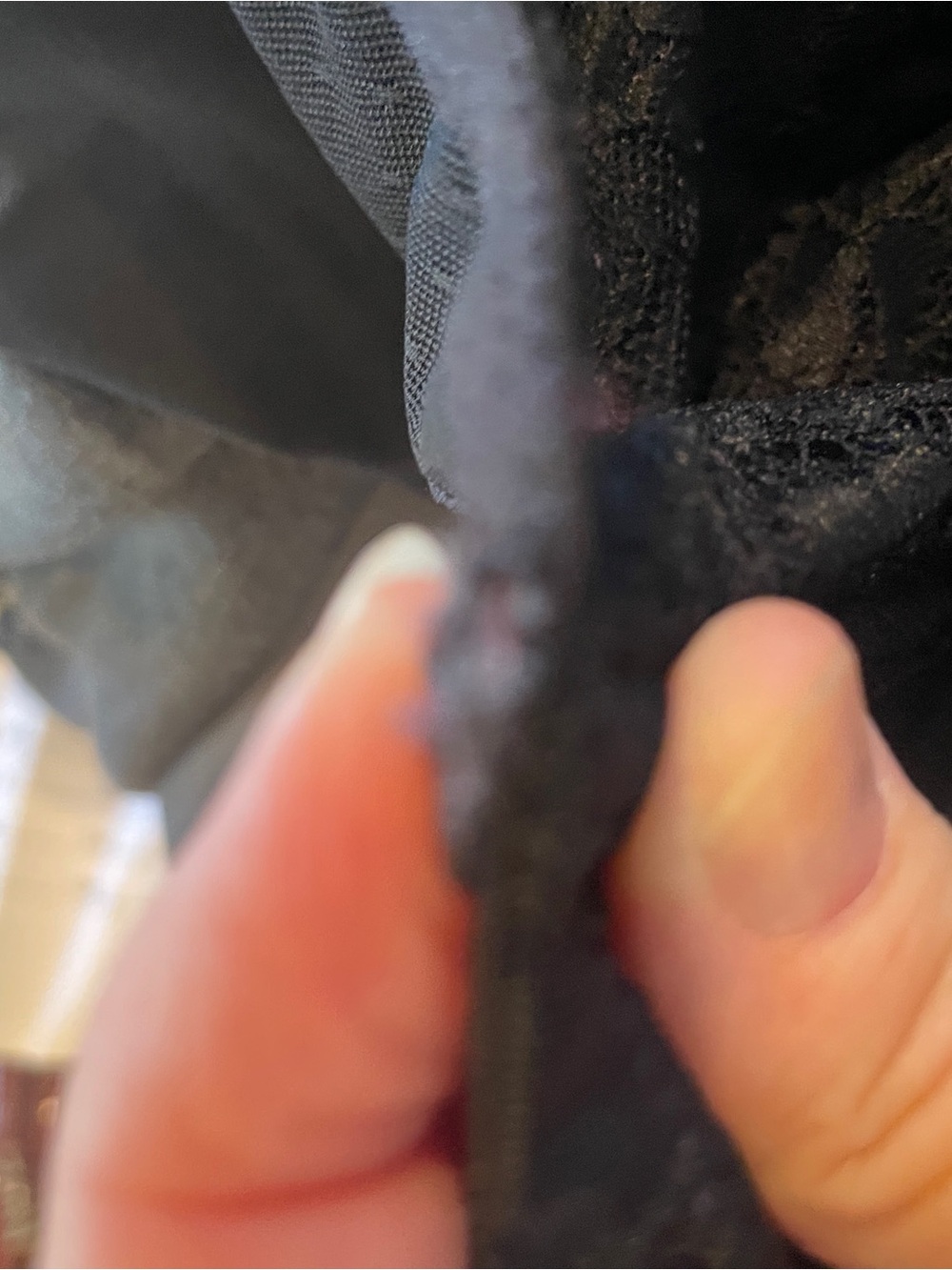 HSIA Sheer Black Lace Underwire Bra with Support size 44D - Picture 9 of 10